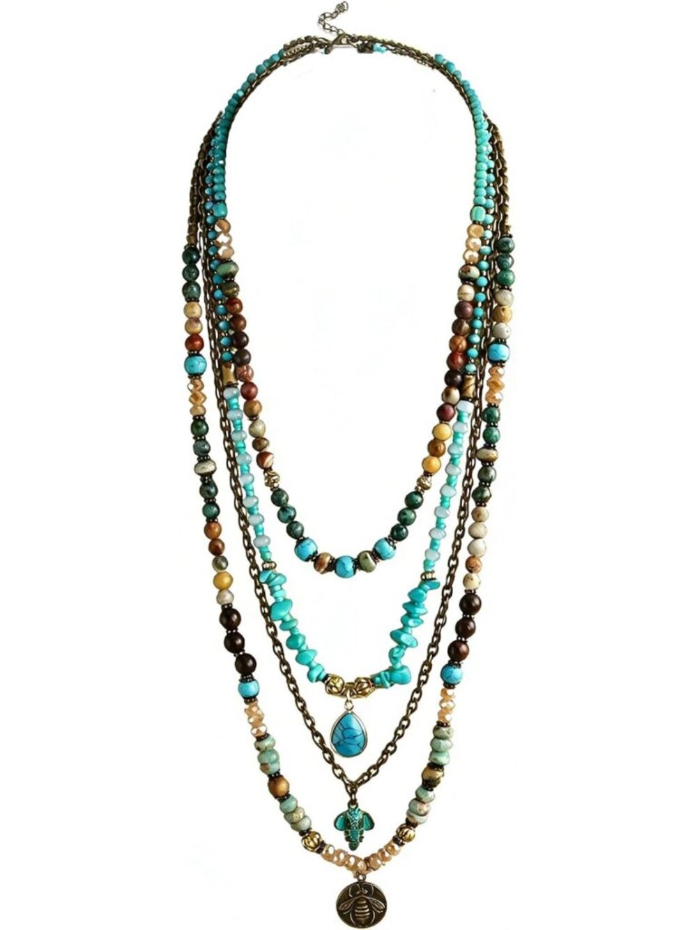 Trendy Boho Long Layered Necklaces for Women - Stylish Chain Jewelry Accessory